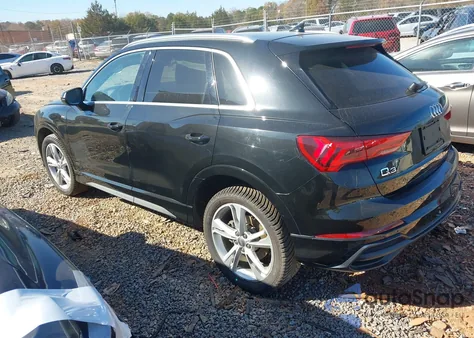 2020 Audi Q3 Premium 45 Tfsi S Line Quattro Tiptronic z USA, uszkodzony, nr VIN WA1DECF32L1110062